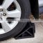 black car rubber wheel chock lifting wedge