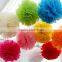 Hot Sell Color Tissue Paper Pom Poms Flower Balls