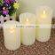 Remote Dancing Flame Real Wax Led Candles With Timer 3pcs Moving Wick Real Wax Candles With Remote Control