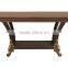 European Classic Long Rectangle Dining Table Set With Arm Chair And Side Chair/Italian Home Dining Room Furniture(MOQ=1 SET)