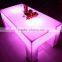 wireless battery remote bar LED Shining Double Table/ nice interactive multi touch table