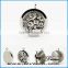 Alibaba Hot Selling Fashion Stainless Steel Aromatherapy Diffuser Pendant Perfume Locket Necklace with Cotton Pad