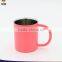 2016 FDA OEM Design Metal Coffee Mug , Double Wall Coffee Mug