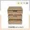 Modern furniture rectangle wooden drawer with silk screen printed logo