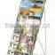 2016 new design wire newspaper display rack outdoor magazine rack