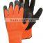 Cut resistant gloves Hivis lime terry loop with latex coated