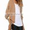 Women Chiffon Long Sleeve Coat Waterfall Trench Cape Tops Midi Cardigan Jacket