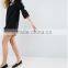 China clothing Manufacturer Mini Style Floral Cotton And Linen Off The Shoulder Embroidered Dresses