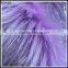 Factory Price Soft Touch With Silver Faux Fur Trim Fabric