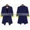 Hottest fashion women clothing direct manufacturer front zipper half sleeve Classic look formal jacket