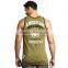 Men 's Bodybuilding Contrast Rib Tank