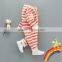 Chinese style baby clothes boy cotton striped evening jumpsuits for 0-2 years old baby