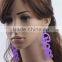 new design acrylic letter earrings 2015 Punk earring jewelry Hip Hop acrylic letter earring