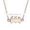 Best selling fashion zinc alloy silver cool Pekingese dog head necklace