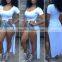 MGOO High Quality Stock Cheap Price Fashion Plus Size Dress Font Cut Women Dress Short Sleeve African Dress Z185