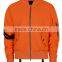 China wholesale custom logo xxx usa latest fashion men orange bomber jackets