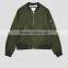 Wholesale woman bomber jacket custom satin jacket fashion woman apparel