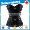 CYG-Cosplay black Satin Red Ruffle Corset Lingerie Bustier
