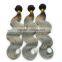 Halo Hair Extensions,Ombre Weave 1B Silver Grey Human Hair,Dumei Hair