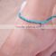 Sexy Turquoise Beads Plam Chain Anklets Ankle Summer Beach Foot Jewelry