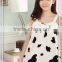 cute cartoon printed velvet terry bathrobe spa bathrobe