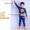 Hot selling Super-man Pajamas kids pajamas wholesale Superhero costume sleepwear for children