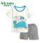 Fashion Short Sleeve Tshirt+Pants Summer Baby Suits Cotton Newborn Baby Boy Girl Clothes Sets Fits 0-18 M Infant Clothing Sets