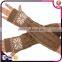 Womens brown color fluffy soft winter leg warmers