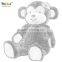 Aipinqi CMYE03 grey monkey plush toy