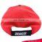 Short time delivery fashionable design Unisex red colour stone washed baseball caps