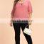 Wholesale plus size women clothing lady casual blouse for fat woman