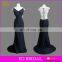 Custom Made V Neckline Cap Sleeve Beaded Black Teen Special Occasions Prom Dresses