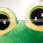 Funny wholesale cute soft green frog plush toy