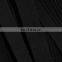 Ladies Black Tie-back ribbed cashmere blend sweater