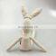 cheap custom simple cloth fabric stuffed toy cute rabbit plush toy without eyes and nose