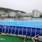 commercial grade best quality new design metal steel frame inflatable swimming pool
