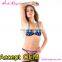 Costume Printed Women Two Pieces Hot Sexy Micro Bikini