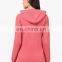 Blank zipper up womens hoodie wholesale