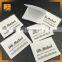 Customized logo Polo shirts washable woven label sew on back main label/neck label