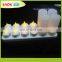 moving wick LED candle with remote control dancing flame