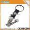 2017 New embossed logo letter shape Paris souvenir metal keychain