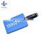 fashion cheap tag card luggage tag with custom design logo