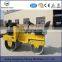 Gasoline engine walking behind manual vibrating road roller/1 ton compactor vibratory roller