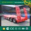 4 axle Low Bed Truck 35 ton 2 Semi Trailer Chips