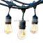48FT S14 waterproof flexible led light string, Rubber cable IP65 outdoor string lights