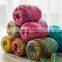 Yarncrafts Cheap sale organic cotton polyester silk hand knitting yarn for crochet