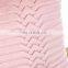 New products pink velvet wrinkle cushion cover/sofa cushion throw for home decor