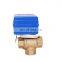 CR01 CR02 CR05 hot water control valve micro valve 3 way T port  mini electric motor operated valve