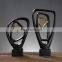Wholesale cheap hotel home decoration crafts black art decor accessories for living room