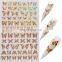 Popular Special Pattern Nail Stickers Custom Nail Wraps 3d Art Butterfly Designers Nail Stickers